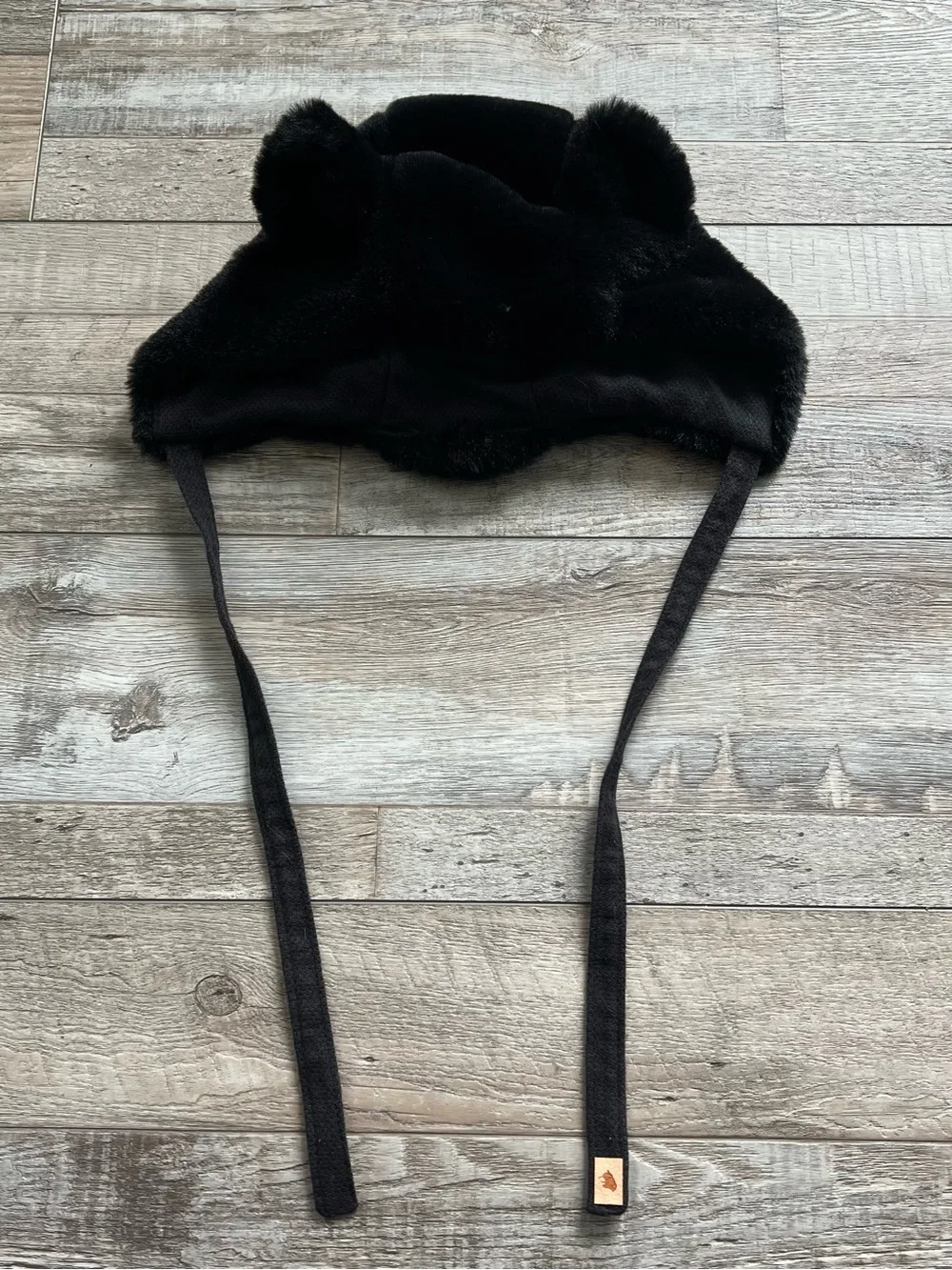 Native Fable Black Cat Bonnet Size 18/24 Months